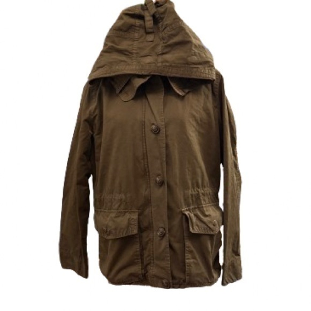 Gap Outdoor Boy Parka L Wet Moss Sherpa Lined Hooded Winter Warmth Jacket